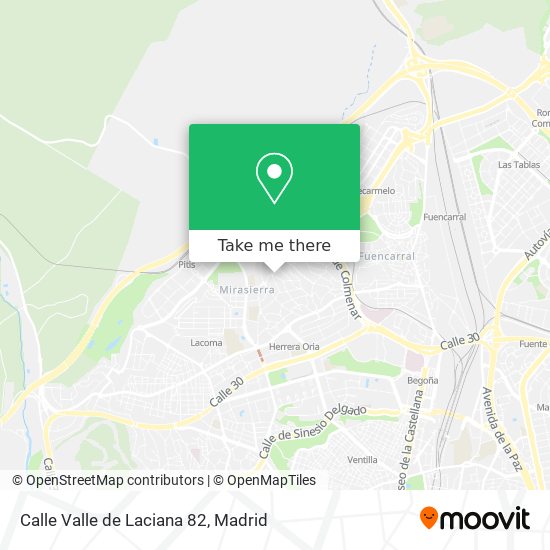 Calle Valle de Laciana 82 map
