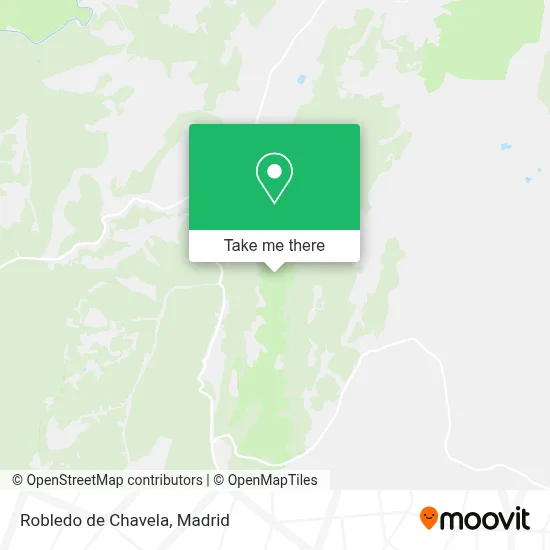 Robledo de Chavela map