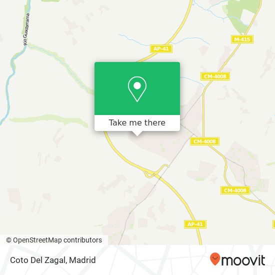 mapa Coto Del Zagal