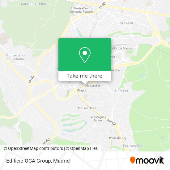 Edificio OCA Group map