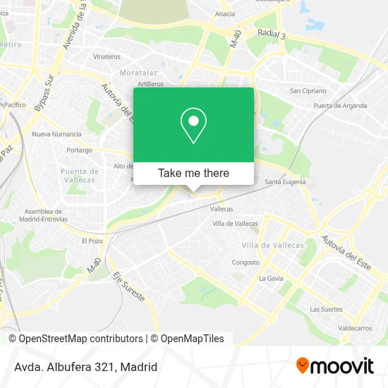 Avda. Albufera 321 map