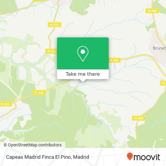 mapa Capeas Madrid Finca El Pino