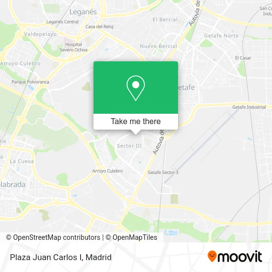 Plaza Juan Carlos I map
