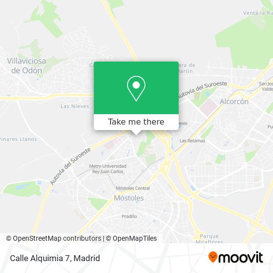mapa Calle Alquimia 7