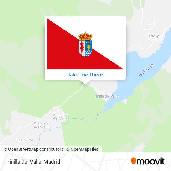 Pinilla del Valle map