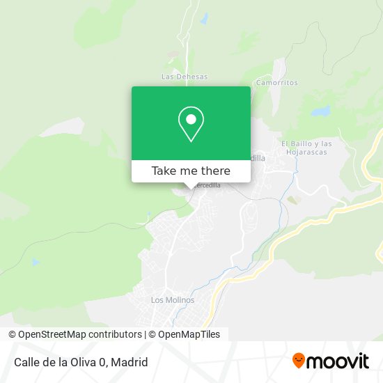 mapa Calle de la Oliva 0