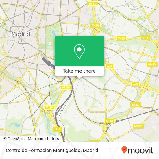 mapa Centro de Formación Montigueldo