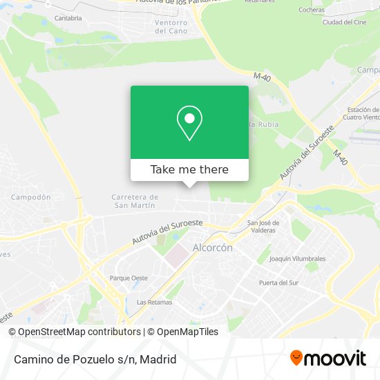 Camino de Pozuelo s/n map