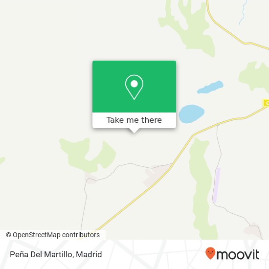 Peña Del Martillo map