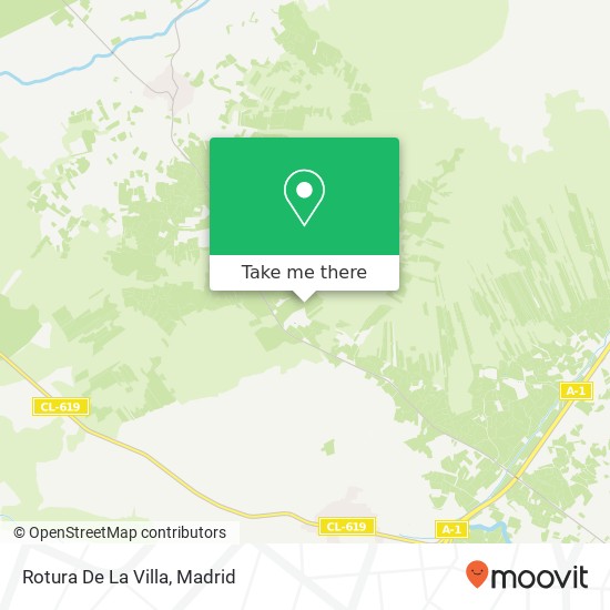 Rotura De La Villa map