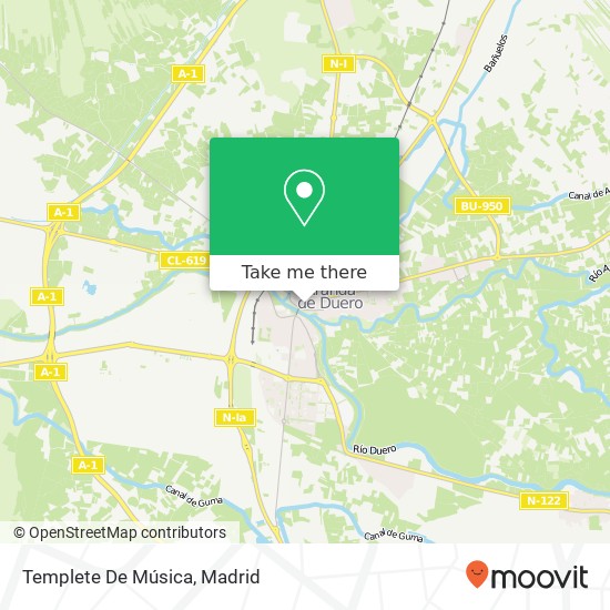 Templete De Música map