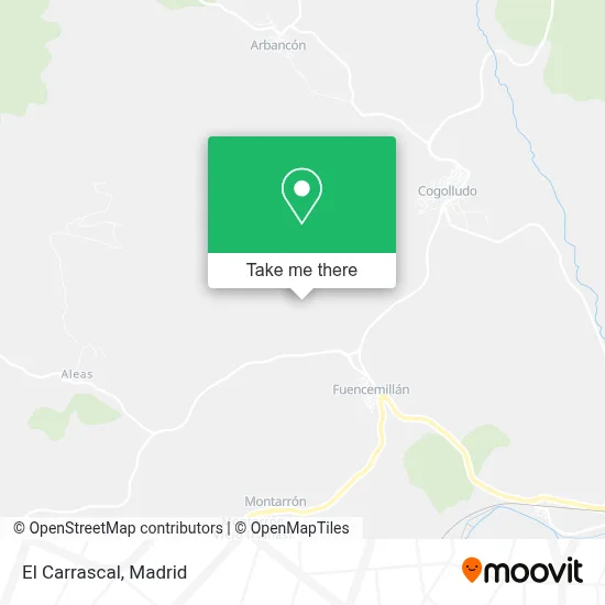 El Carrascal map