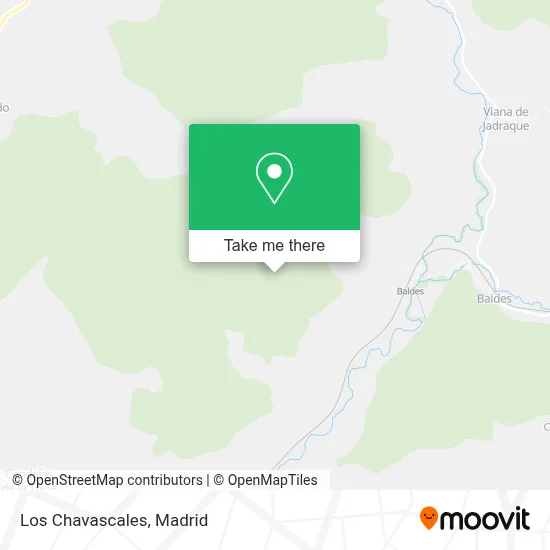 Los Chavascales map