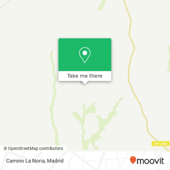 mapa Camino La Noria