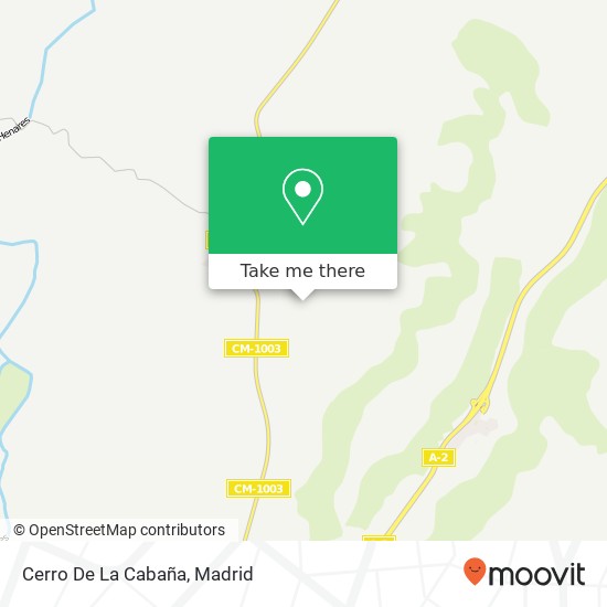 mapa Cerro De La Cabaña