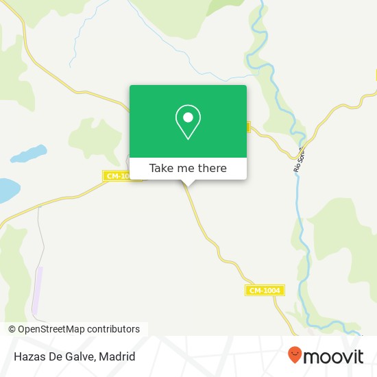 mapa Hazas De Galve