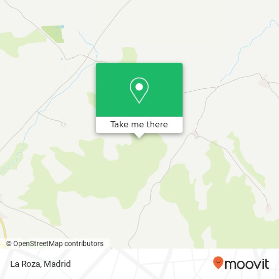 mapa La Roza