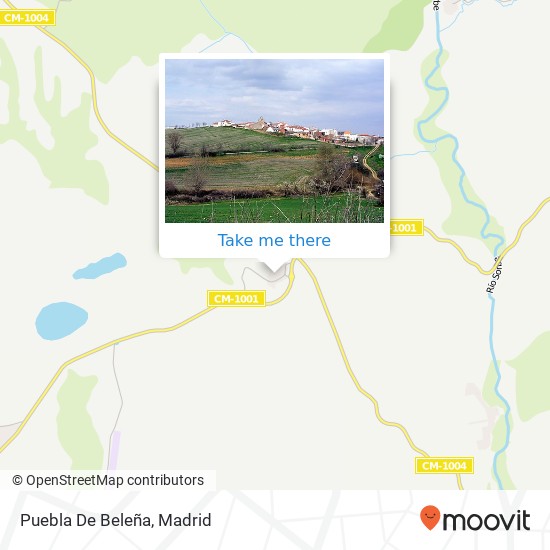 Puebla De Beleña map