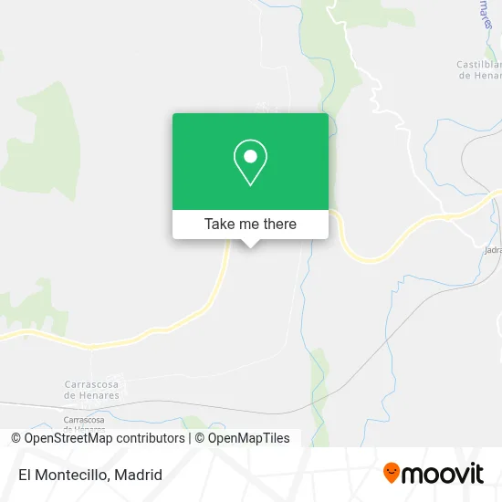El Montecillo map