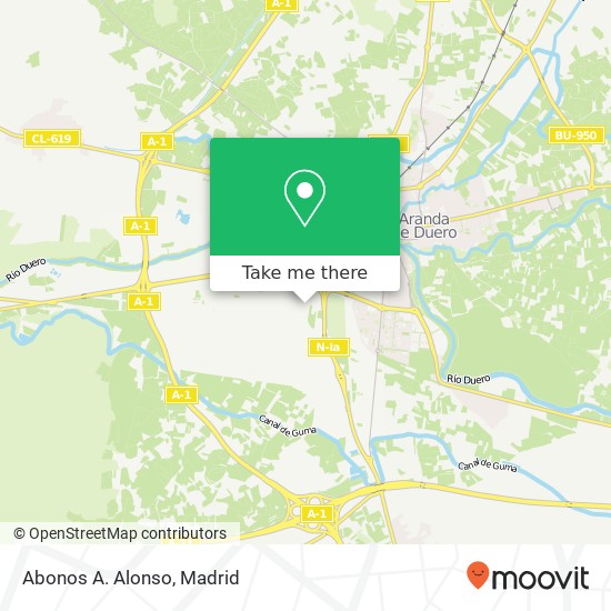 mapa Abonos A. Alonso