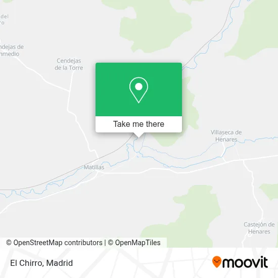 El Chirro map
