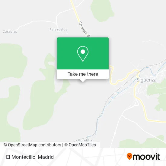 El Montecillo map