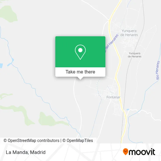 La Manda map