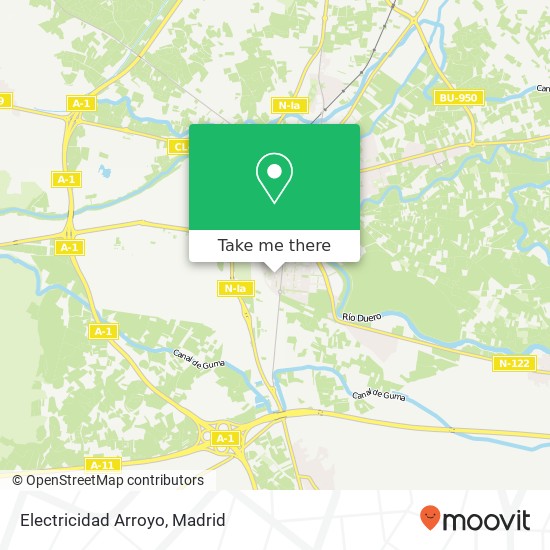 Electricidad Arroyo map
