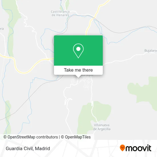 Guardia Civil map