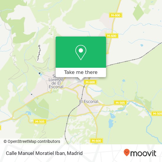 Calle Manuel Moratiel Iban map