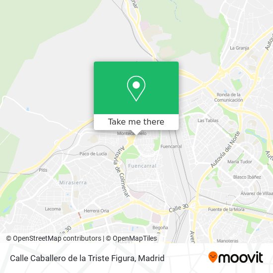Calle Caballero de la Triste Figura map
