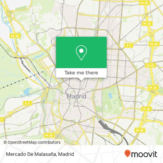 Mercado De Malasaña map