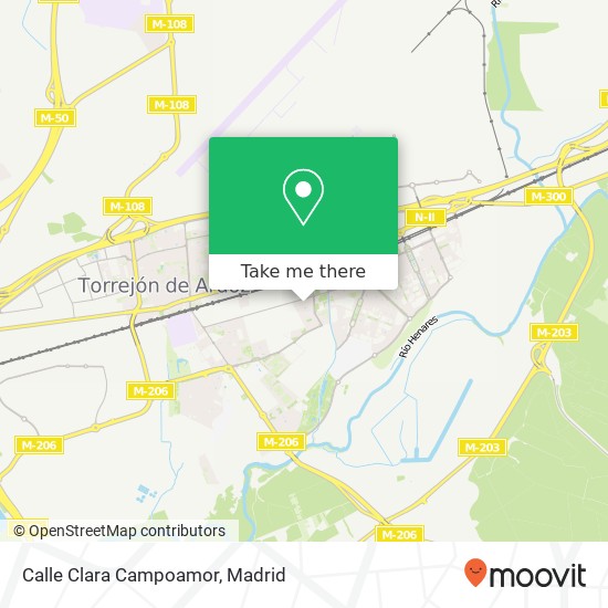 mapa Calle Clara Campoamor