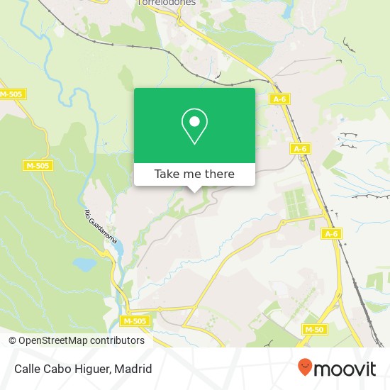 Calle Cabo Higuer map