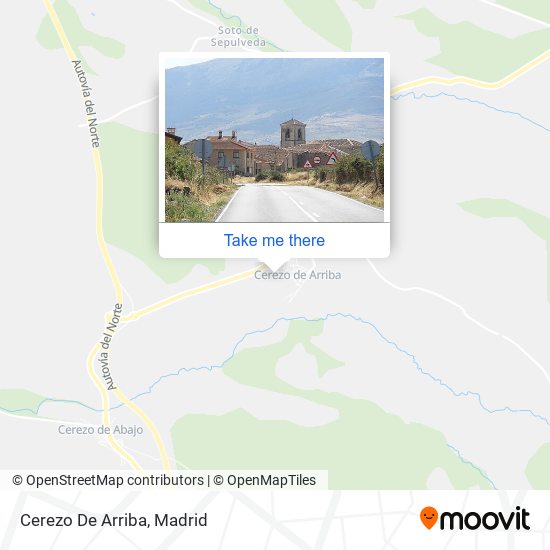 Cerezo De Arriba map