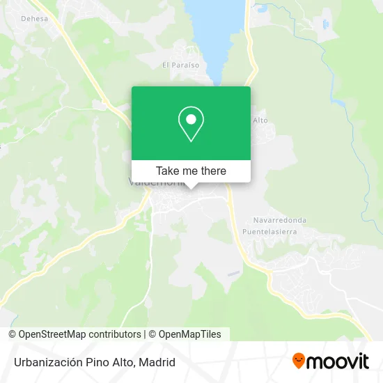 Urbanización Pino Alto map