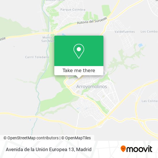 Avenida de la Unión Europea 13 map