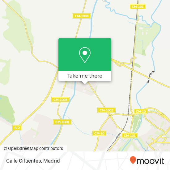 Calle Cifuentes map