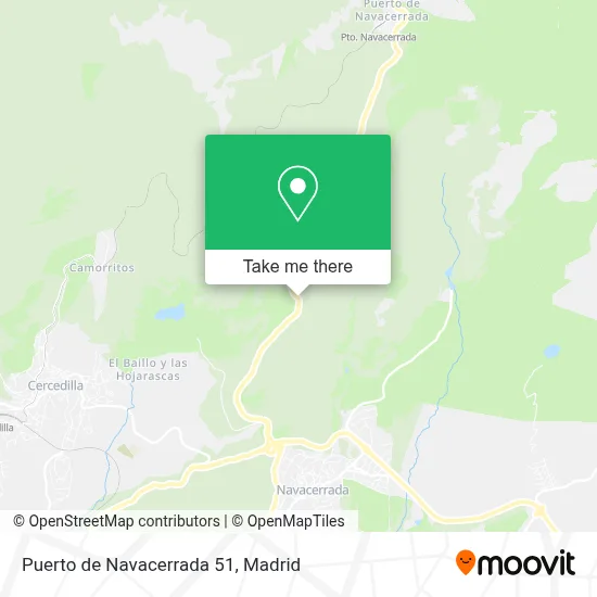 Puerto de Navacerrada 51 map