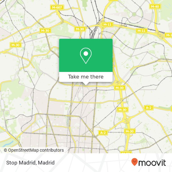 mapa Stop Madrid