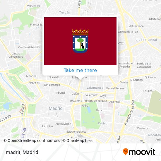 madrit map