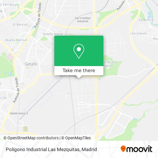 Polígono Industrial Las Mezquitas map