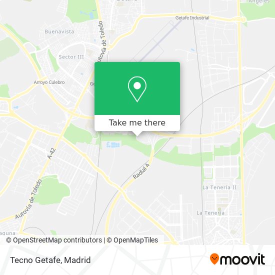 Tecno Getafe map