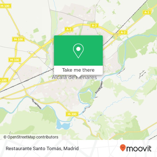 mapa Restaurante Santo Tomás