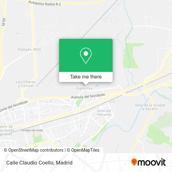Calle Claudio Coello map