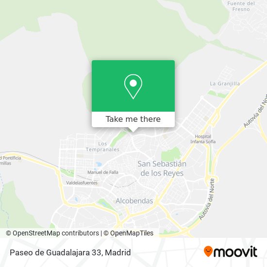 Paseo de Guadalajara 33 map