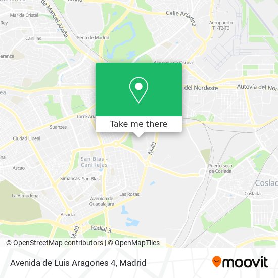 mapa Avenida de Luis Aragones 4