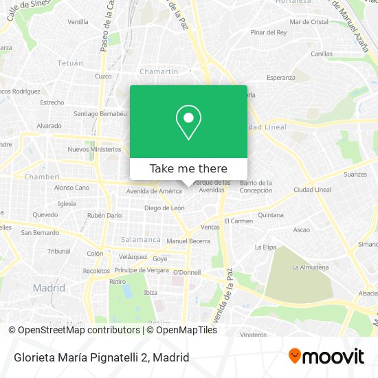 Glorieta María Pignatelli 2 map