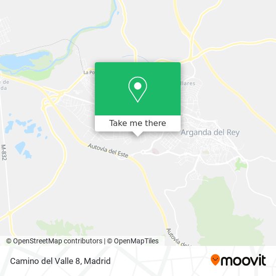 mapa Camino del Valle 8