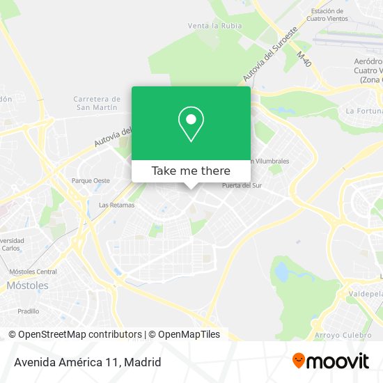 Avenida América 11 map